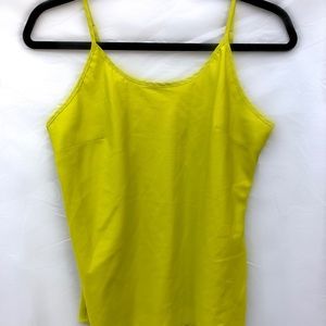 NEVER WORN Satin Green Tank Top